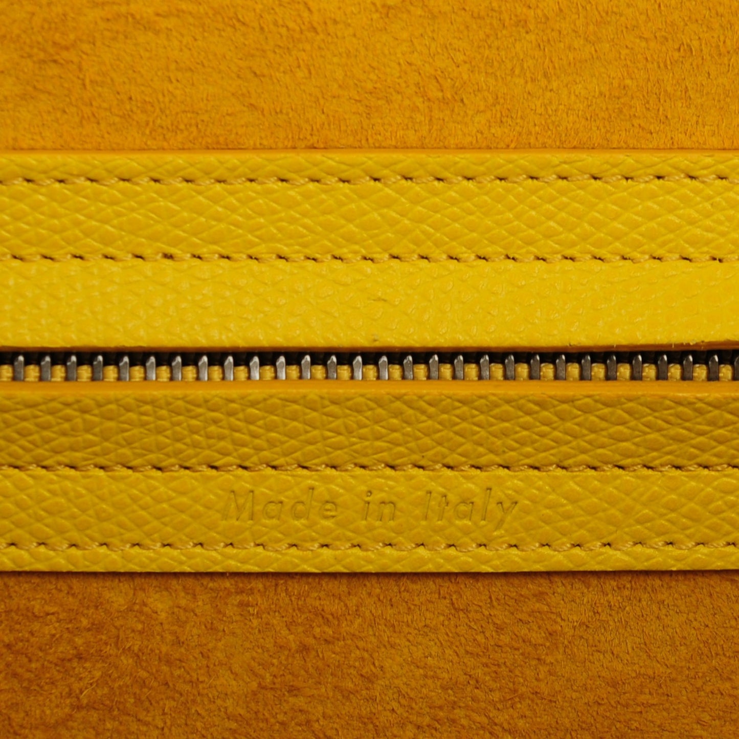 Supple Calfskin Medium Phantom Luggage Sun Yellow