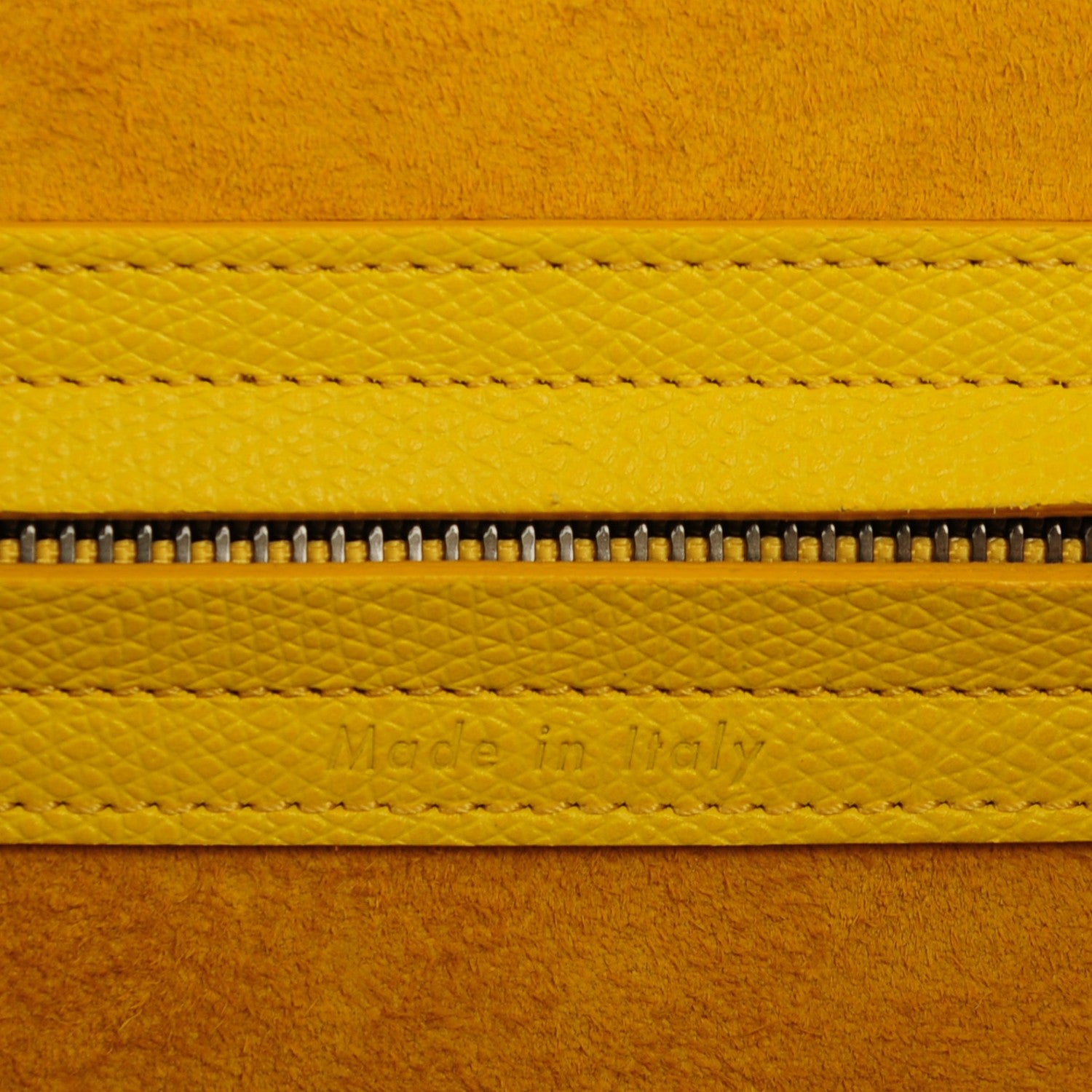 Celine Supple Calfskin Medium Phantom Luggage Sun Yellow 6 of 8