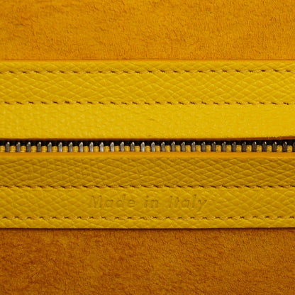 Celine Supple Calfskin Medium Phantom Luggage Sun Yellow 6 of 8