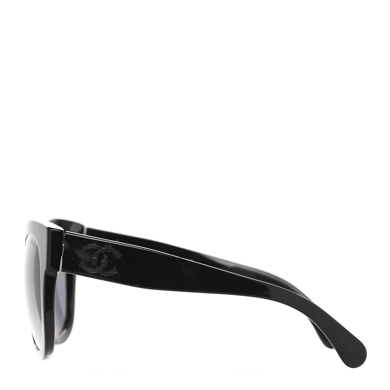 Chanel Acetate Butterfly Signature CC Sunglasses 5358 Black 3 of 8