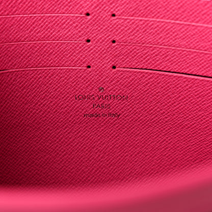 Louis Vuitton Monogram Macassar Pochette Voyage MM Fuchsia 6 of 10