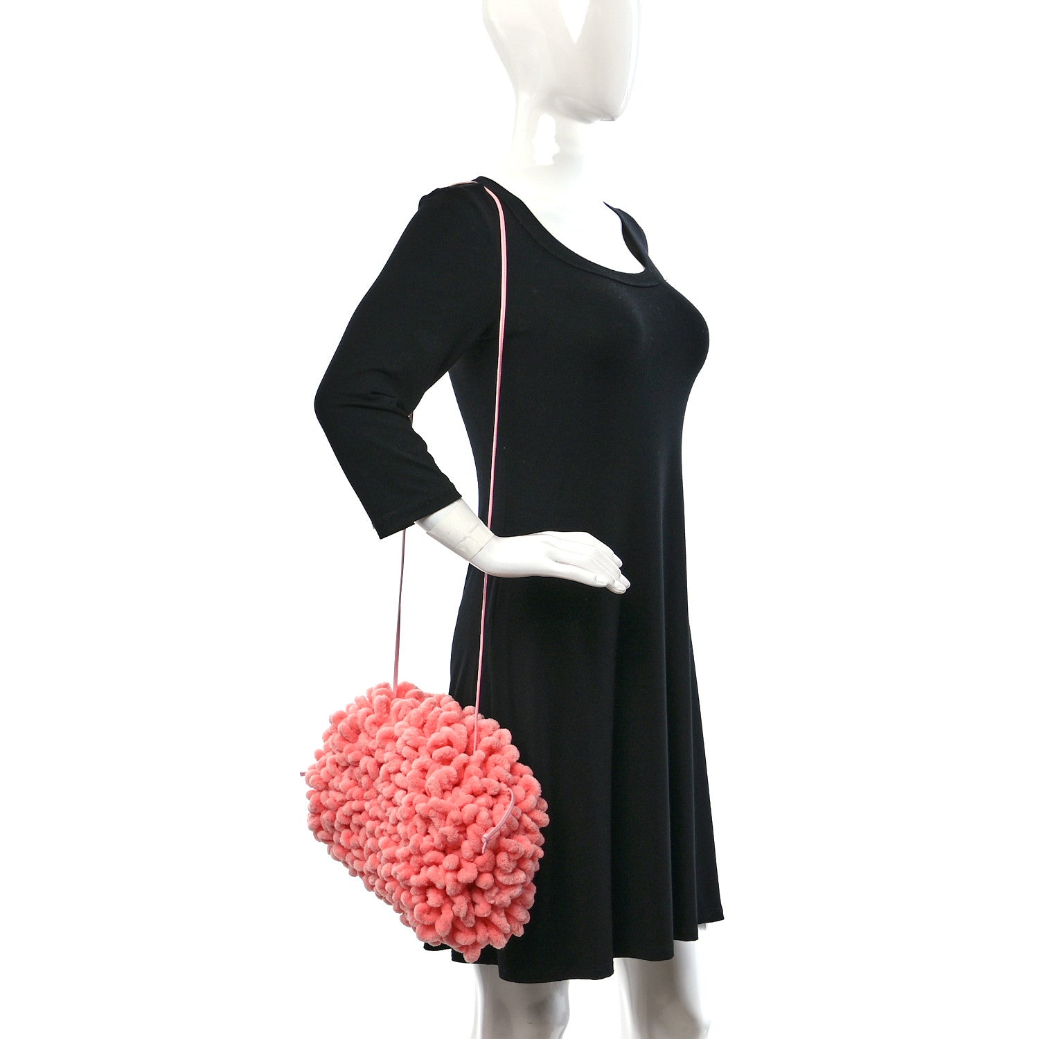 Bottega Veneta Chenille The Mini Pouch Pink 2 of 9