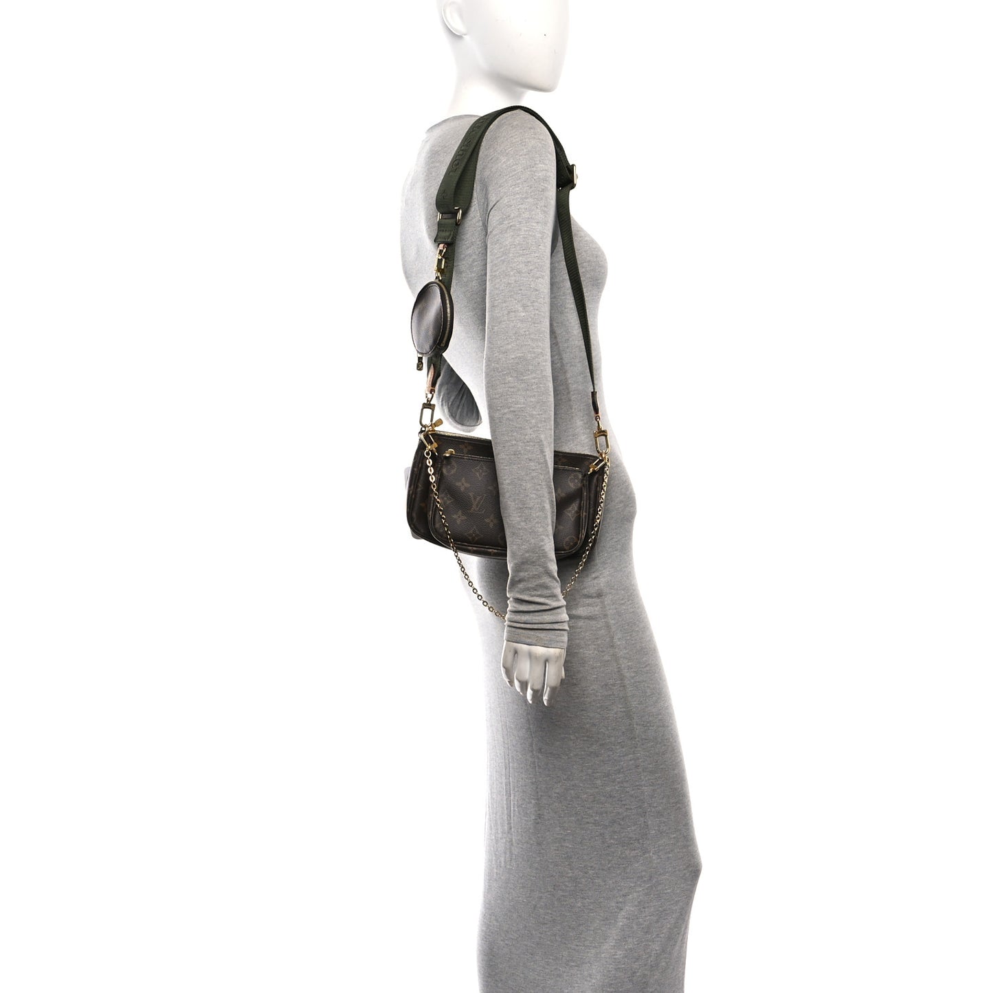 Monogram Multi Pochette Accessories Kaki