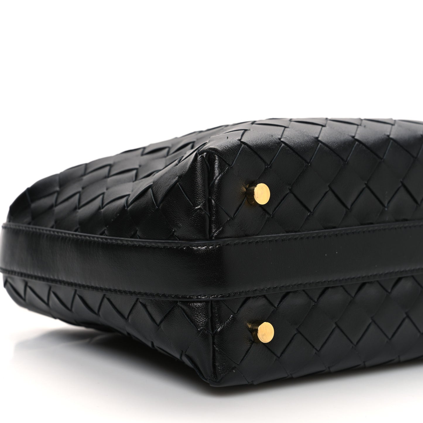 Calfskin Nappa Intrecciato Mini Wallace Black