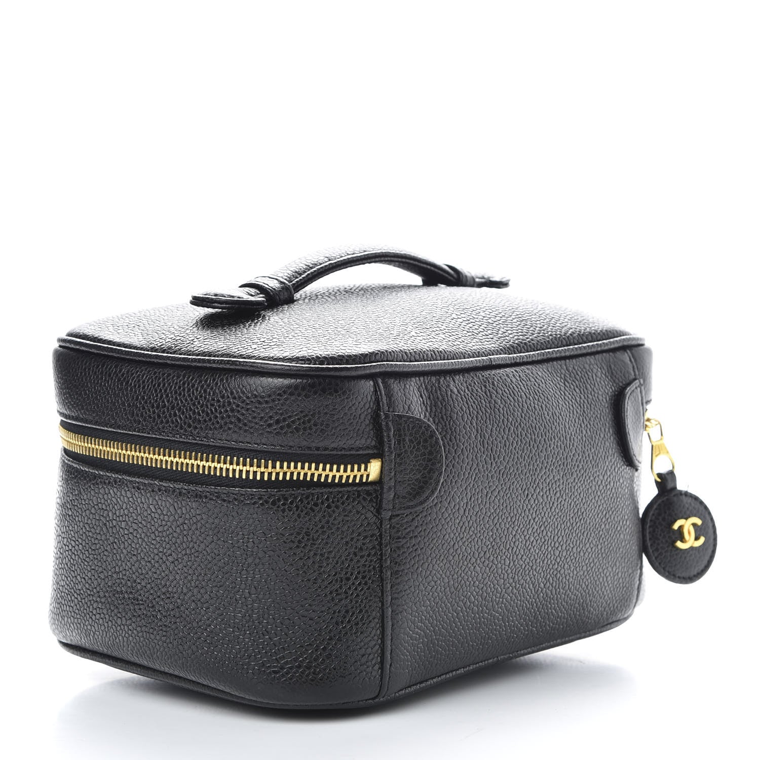 Chanel Caviar Vanity Cosmetic Case Black 3 of 9