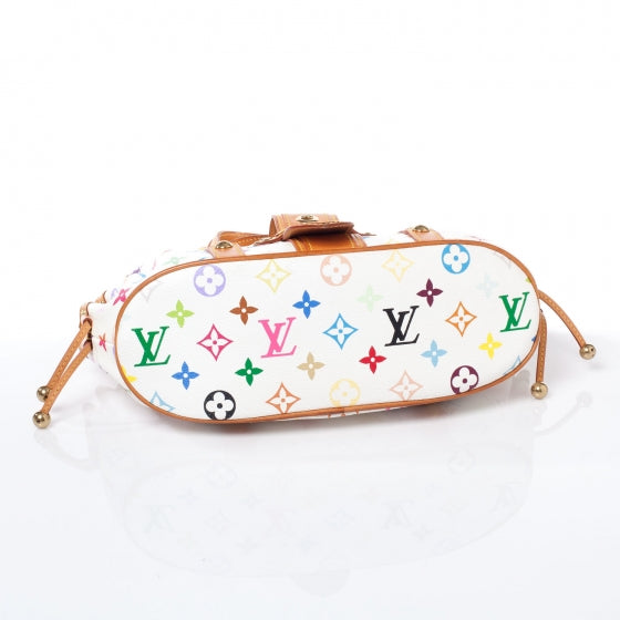 Monogram Multicolor Theda GM White