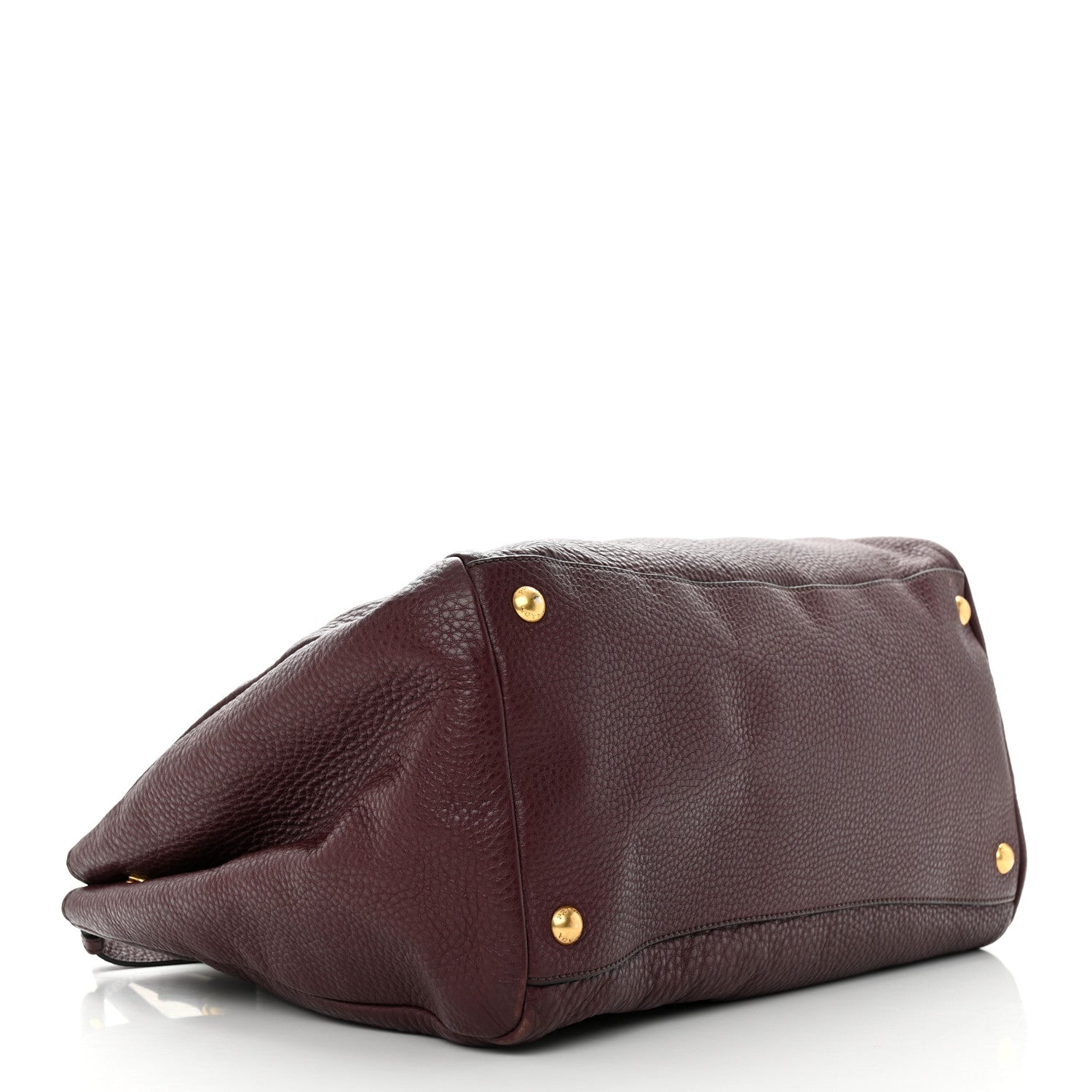 Prada Vitello Phenix Shopping Tote Granato 3 of 12