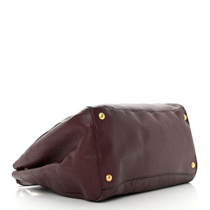 Prada Vitello Phenix Shopping Tote Granato 3 of 12