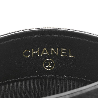 Chanel Caviar Quilted Vintage Mademoiselle Card Holder Black 6 of 8
