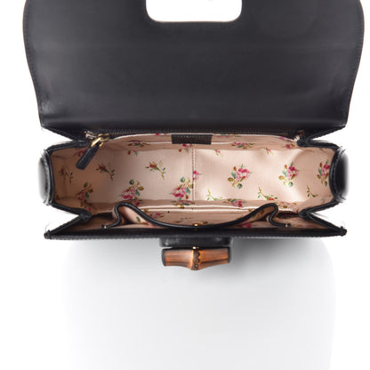 Gucci Calfskin Plexiglass Medium Classic 2 Top Handle Bag Black 7 of 9