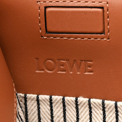Loewe Canvas Calfskin Small Cushion Tote Black Tan 6 of 11