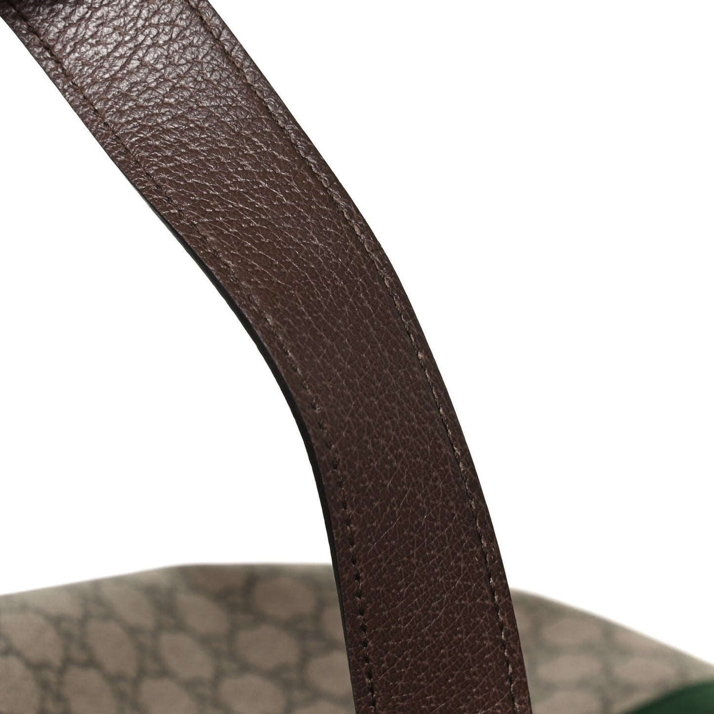 GG Supreme Monogram Web Large Ophidia Vertical Shopping Tote Brown