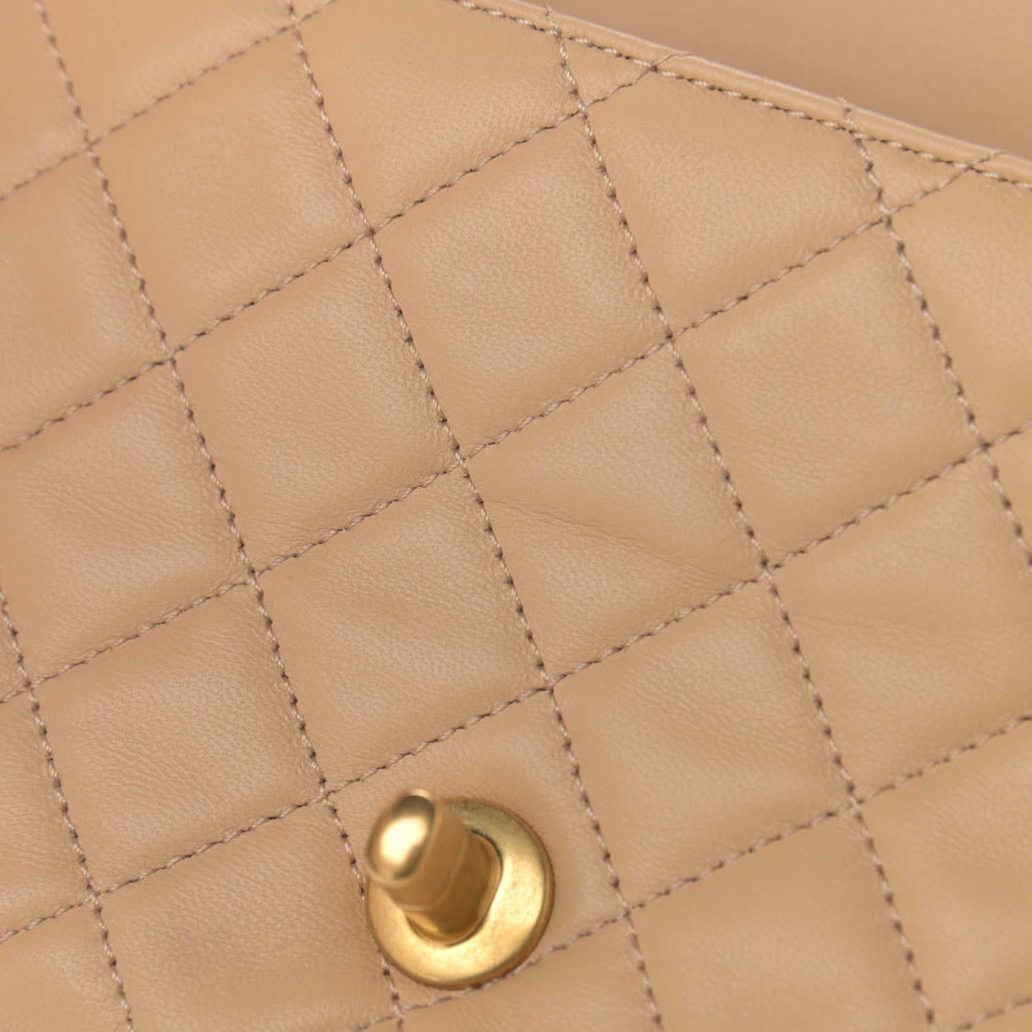 Chanel Lambskin Quilted Mini Pearl Crush Flap Beige 11 of 12