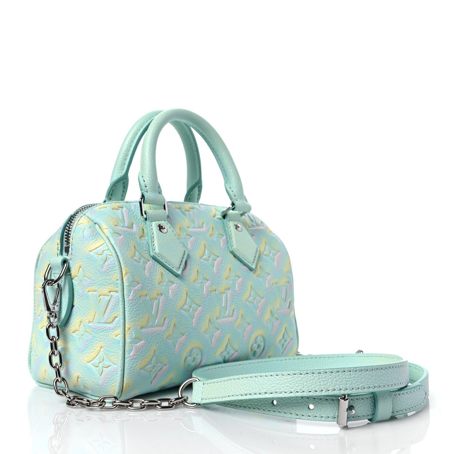 Louis Vuitton Empreinte Monogram Summer Stardust Speedy 20 Water Green 2 of 6