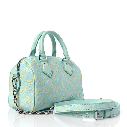 Louis Vuitton Empreinte Monogram Summer Stardust Speedy 20 Water Green 2 of 6