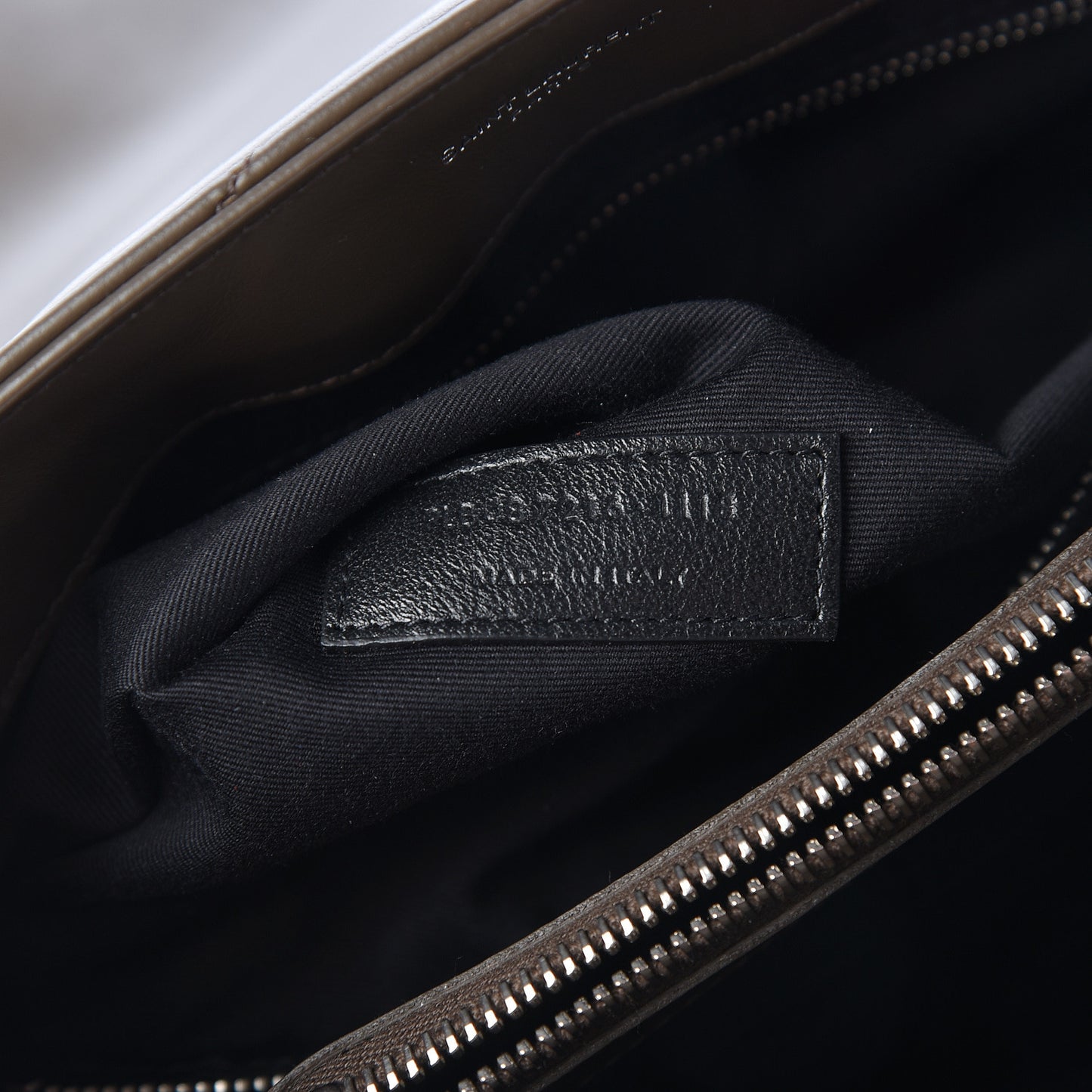 Calfskin Y Quilted Monogram Medium Loulou Chain Satchel Faggio