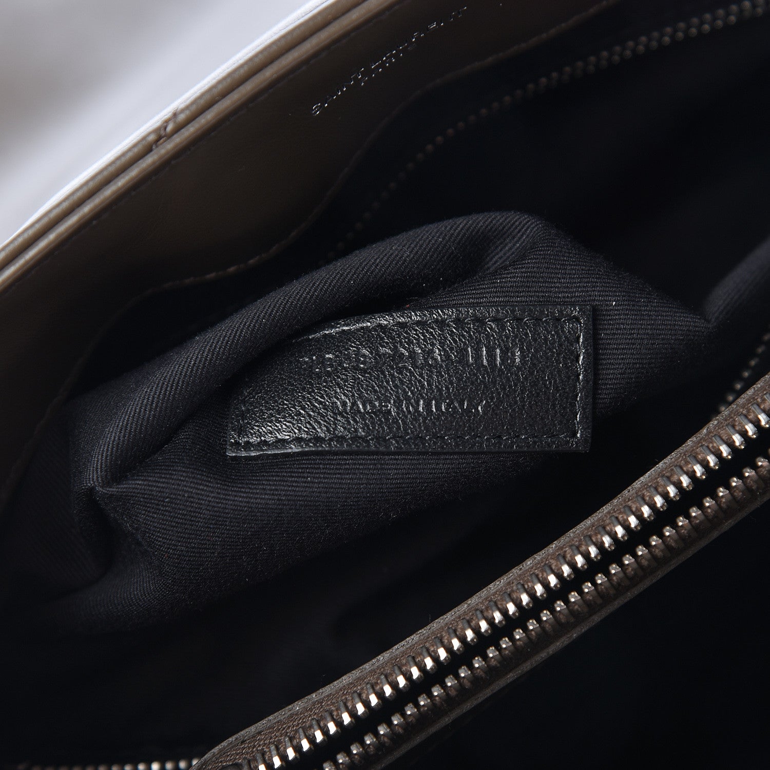 Saint Laurent Calfskin Y Quilted Monogram Medium Loulou Chain Satchel Faggio 8 of 11