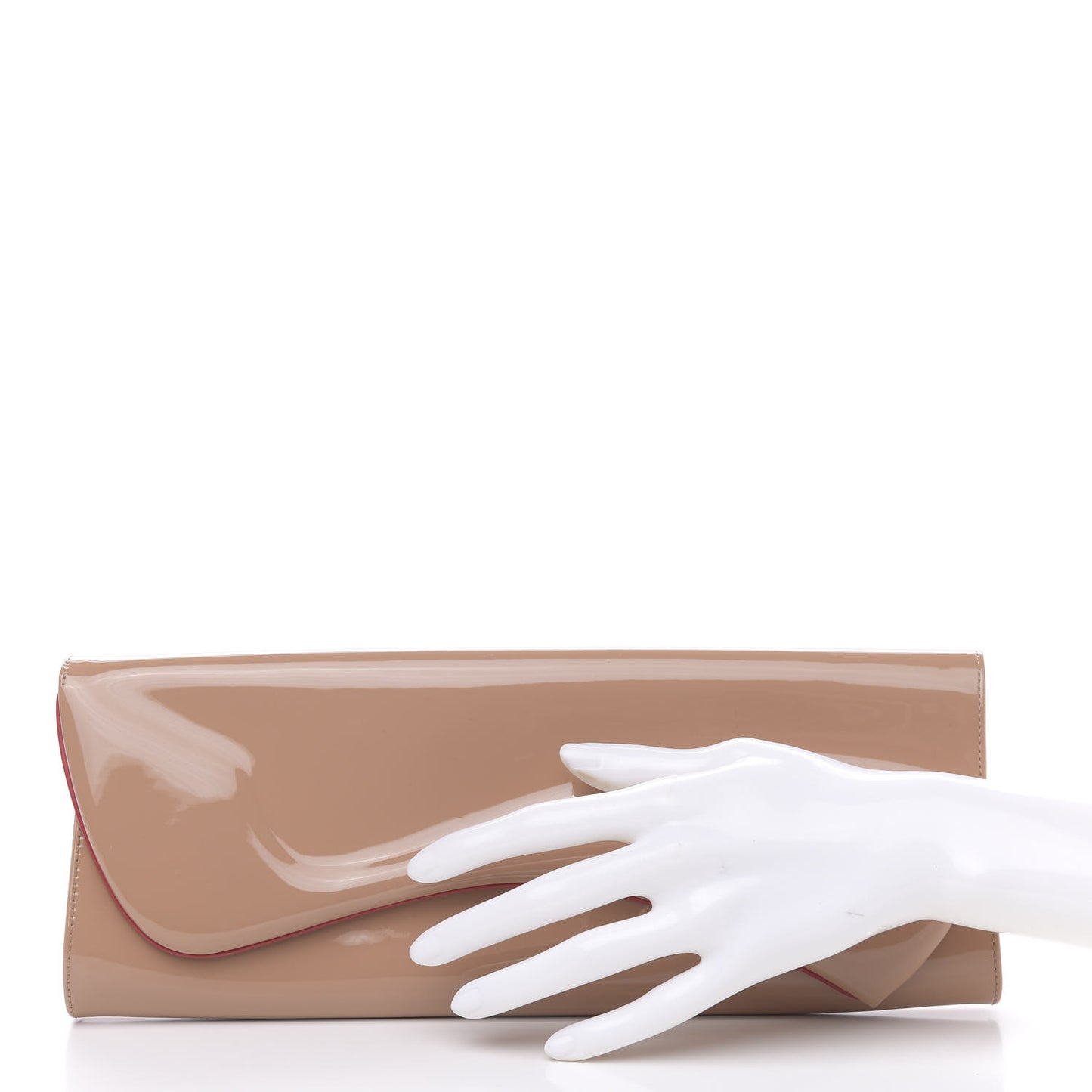 Patent Pigalle Clutch Nude