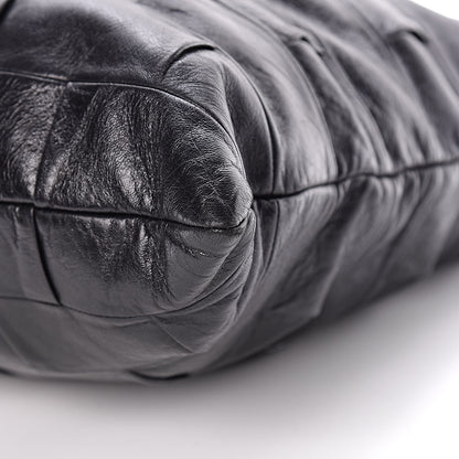 Chanel Lambskin Igloo Drawstring Tote Black 9 of 11
