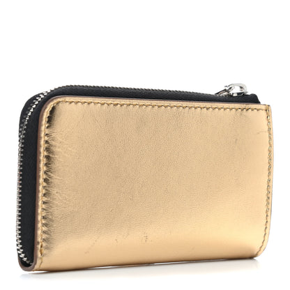 Tom Ford Metallic Sheepskin Key Pouch Gold 2 of 4