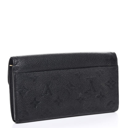 Louis Vuitton Empreinte Sarah Wallet NM Black 3 of 8