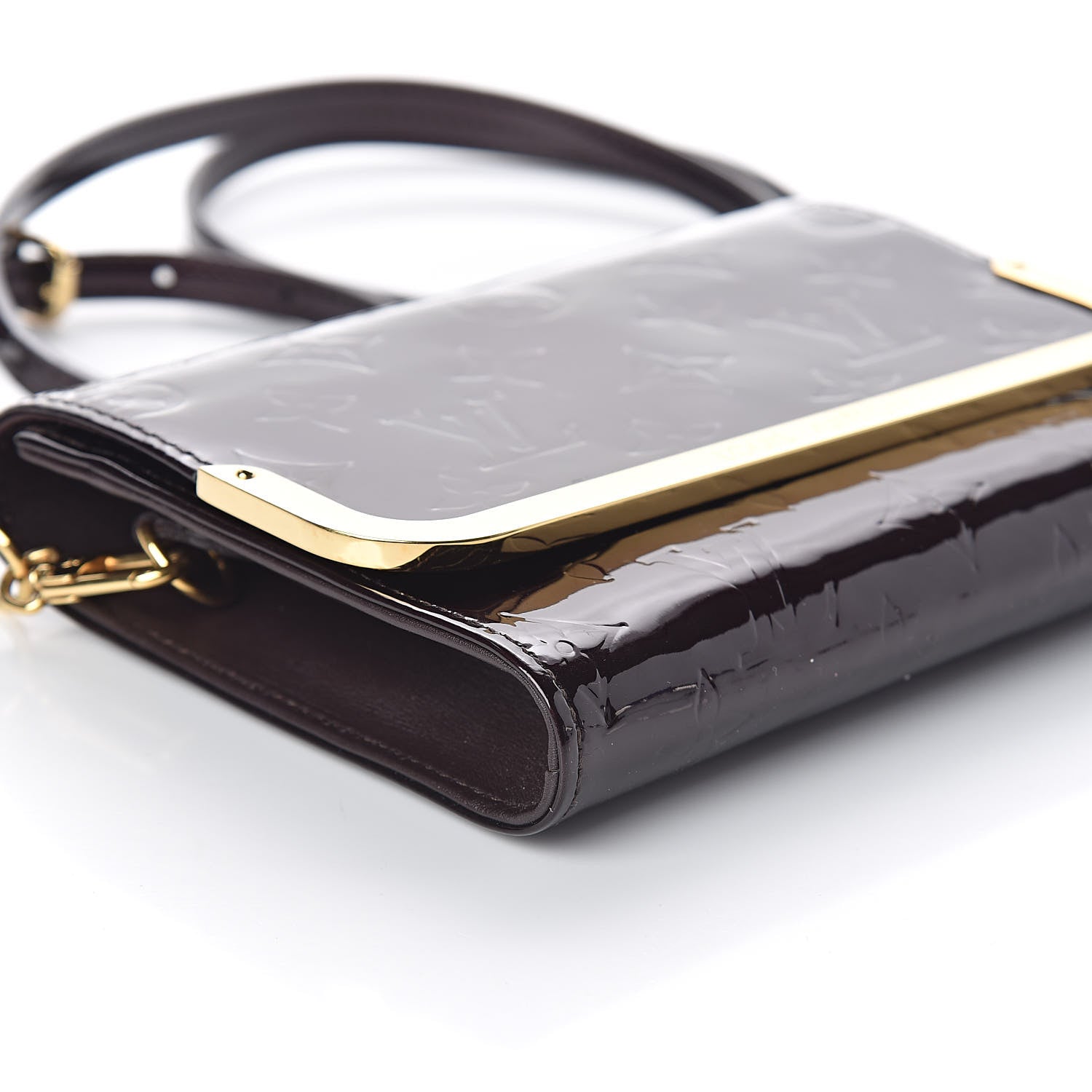 Louis Vuitton Vernis Rossmore PM Amarante 7 of 8