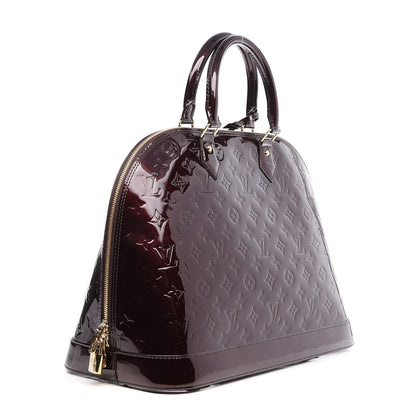 Louis Vuitton Vernis Alma GM Amarante 3 of 7