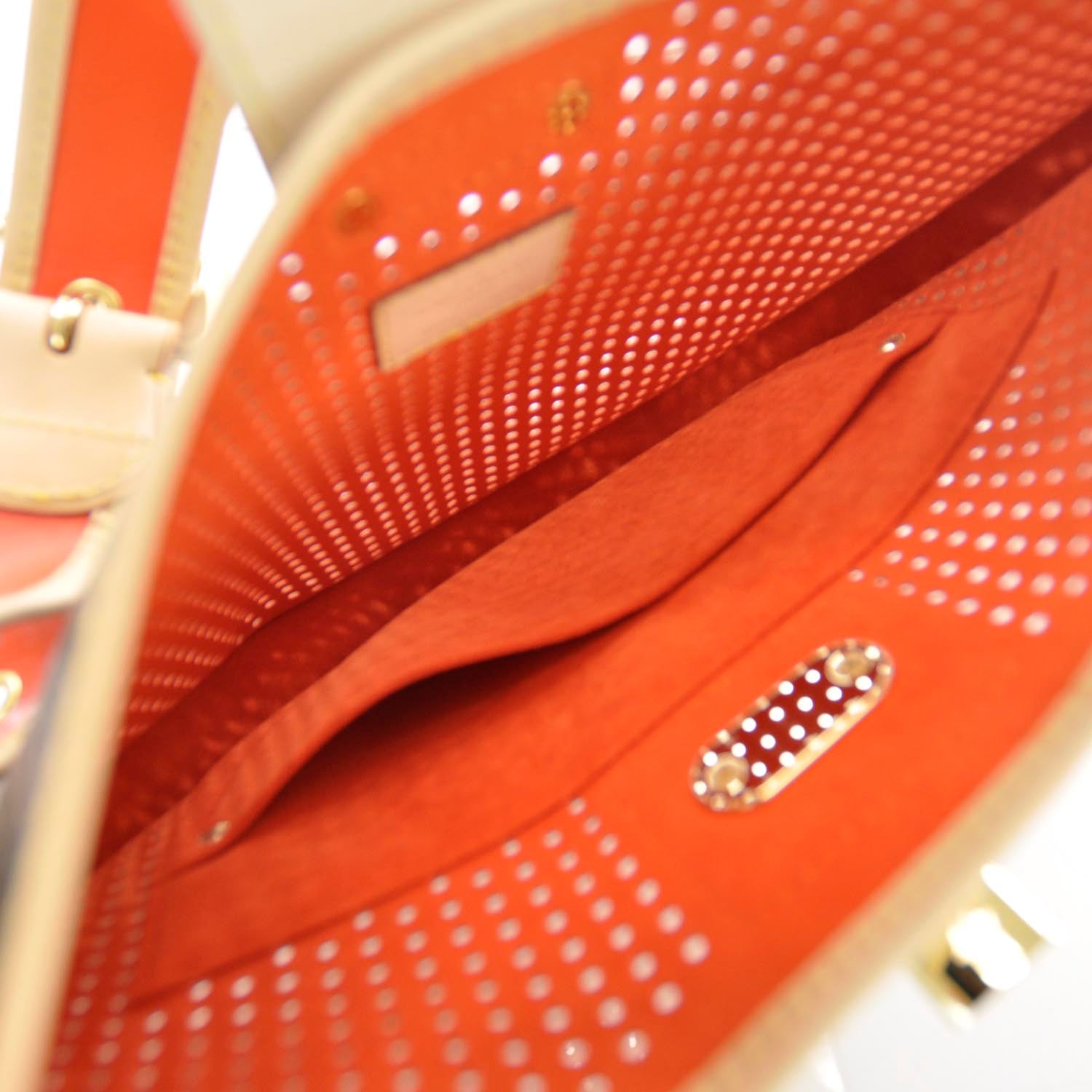 Louis Vuitton Monogram Perforated Demi-Lune Orange 5 of 8