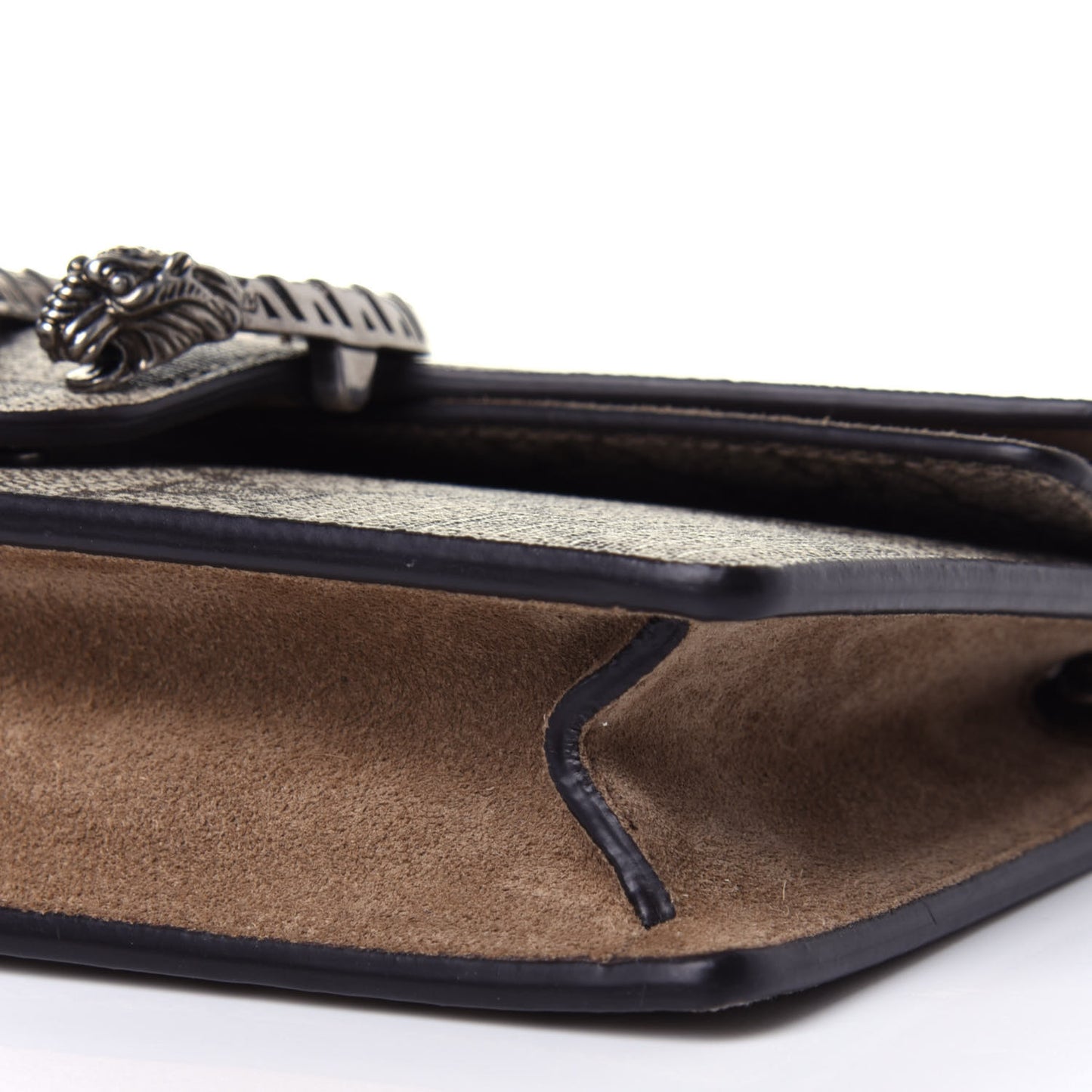 GG Supreme Monogram Super Mini Dionysus Shoulder Bag Taupe