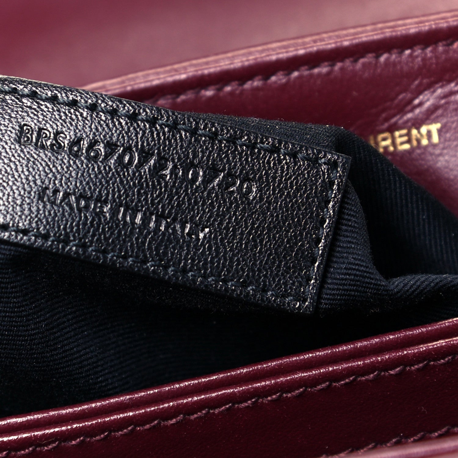 Saint Laurent Calfskin Y Quilted Monogram Toy Loulou Monogram Crossbody Bag Rouge Legion 7 of 9