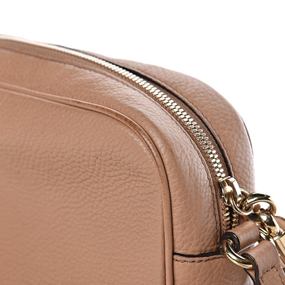 Gucci Pebbled Calfskin Small Soho Disco Bag Camelia 13 of 17