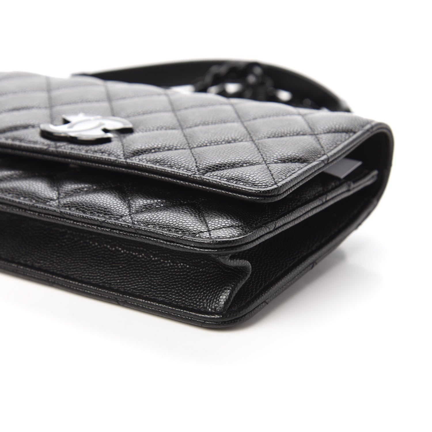 Chanel Caviar Quilted My Everything Wallet On Chain WOC Black 13 of 25