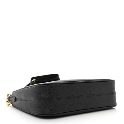 Prada Saffiano Lux Re-Edition 2005 Shoulder Bag Black 4 of 12