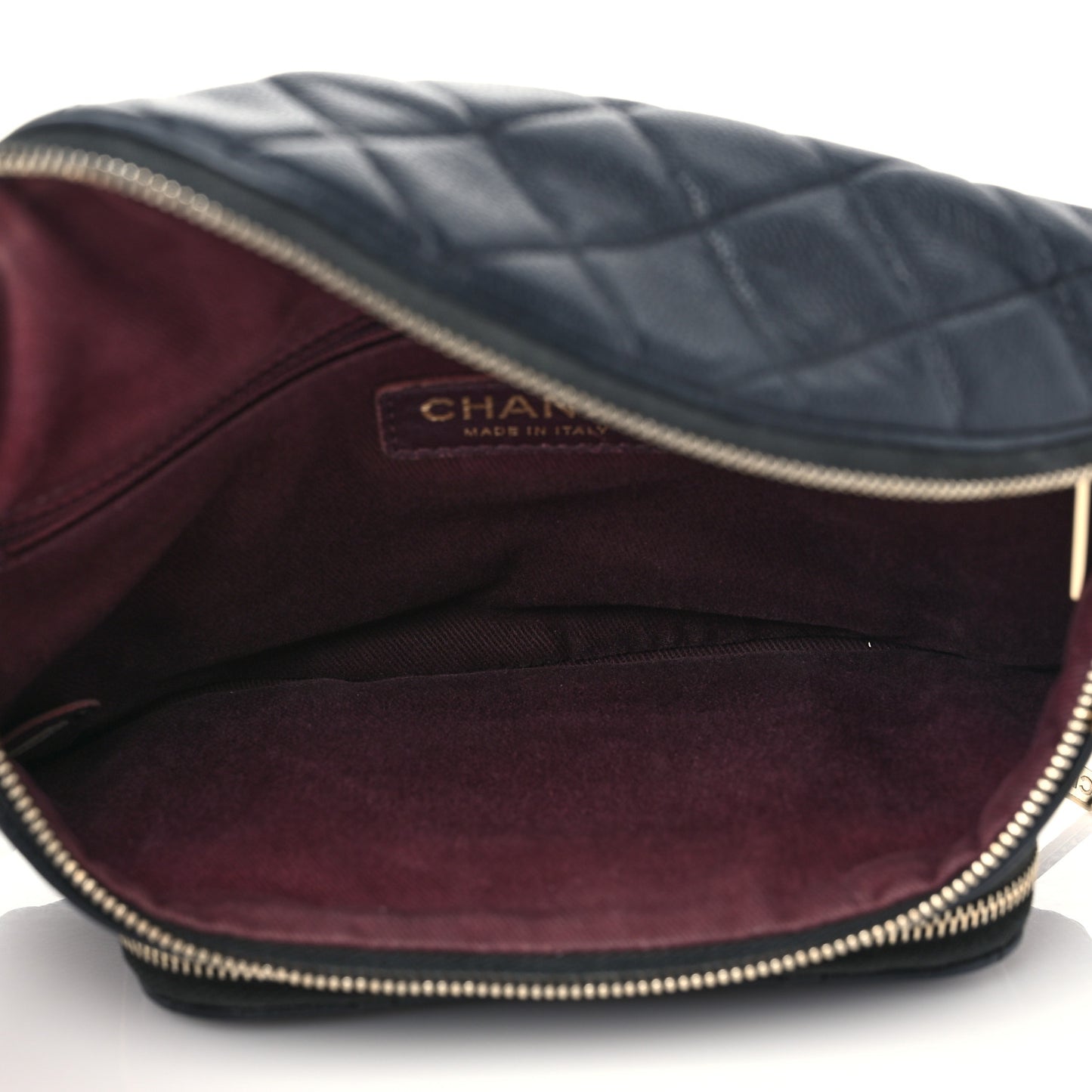Caviar Quilted Business Affinity Waist Belt Bag Black