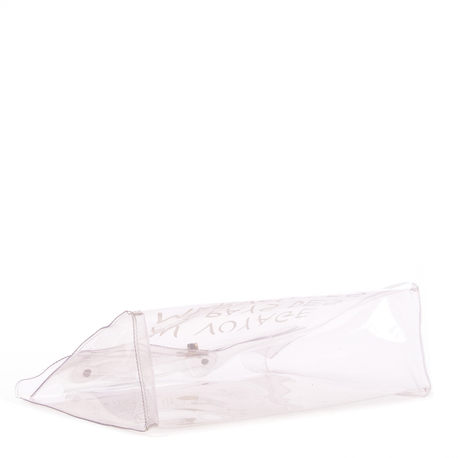 Hermes Vinyl Souvenir De L'Exposition Kelly Transparent 3 of 6