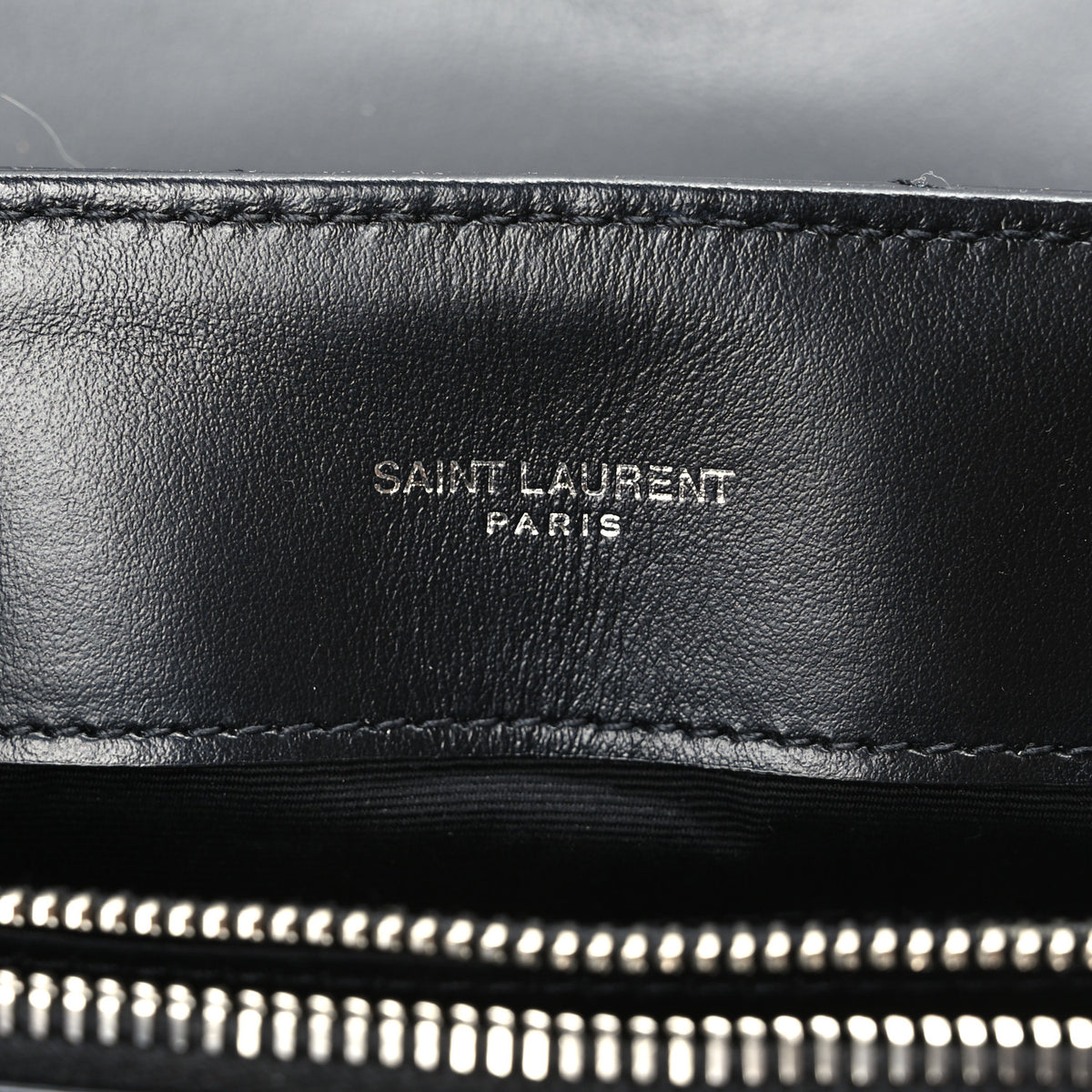 Saint Laurent Calfskin Y Quilted Monogram Medium Loulou Chain Satchel Black 5 of 10