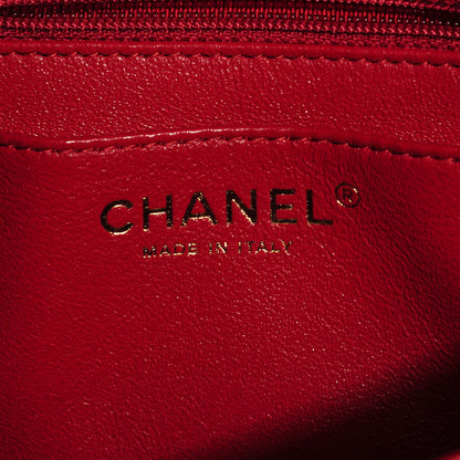 Chanel Lambskin Quilted Mini Rectangular Flap Red 7 of 8