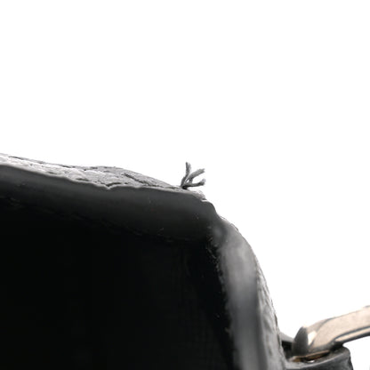 Gucci Monogram Jumbo GG Textured Dollar Calfskin Mini Horsebit 1955 Shoulder Bag Black 11 of 12