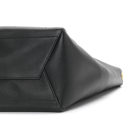Celine Soft Grained Calfskin Sangle Bucket Bag Black 9 of 10
