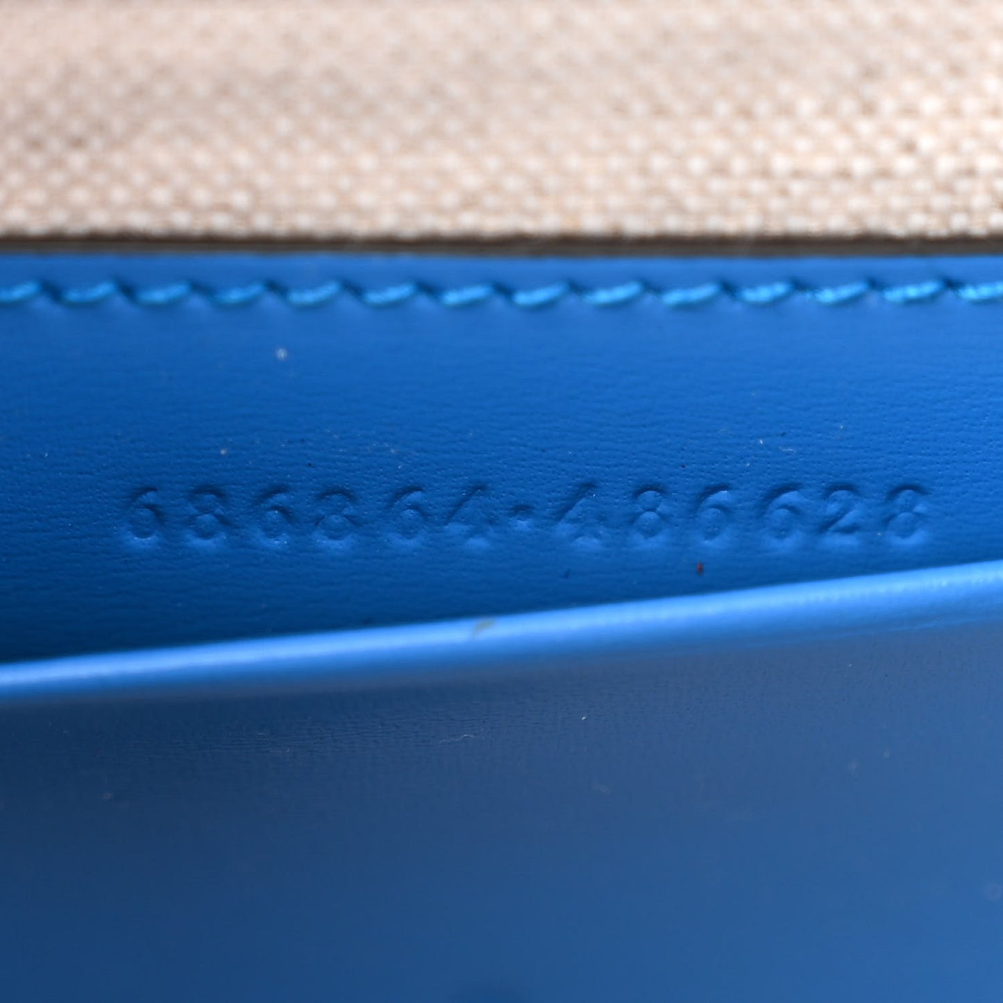 Boarded Dyana Lux Calfskin Web Mini Bamboo 1947 Top Handle Bag Blue