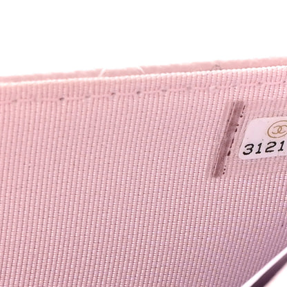 Chanel Caviar Quilted Wallet on Chain WOC Light Pink 8 of 13
