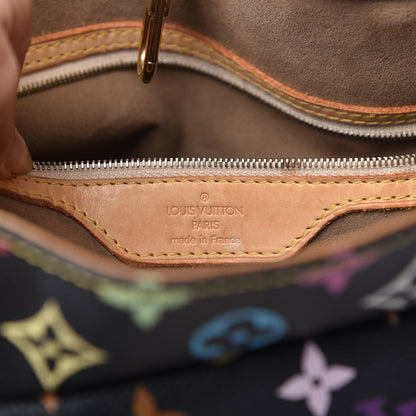 Louis Vuitton Monogram Multicolor Aurelia MM Black 6 of 8