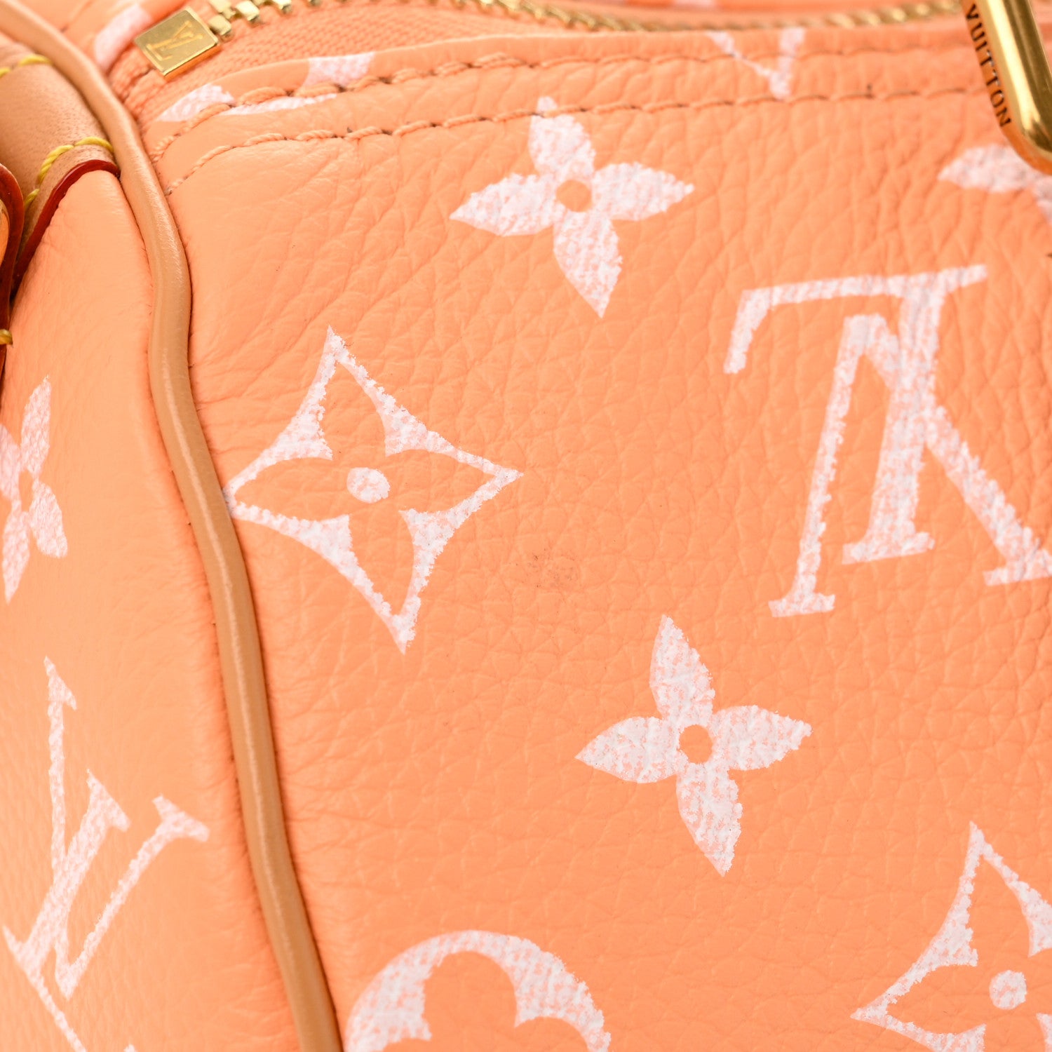 Louis Vuitton Calfskin Monogram Speedy P9 Bandouliere 25 Summer Peach 11 of 11