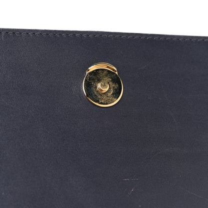 Saint Laurent Smooth Calfskin Classic Monogram Kate Tassel Chain Wallet Marine 11 of 11