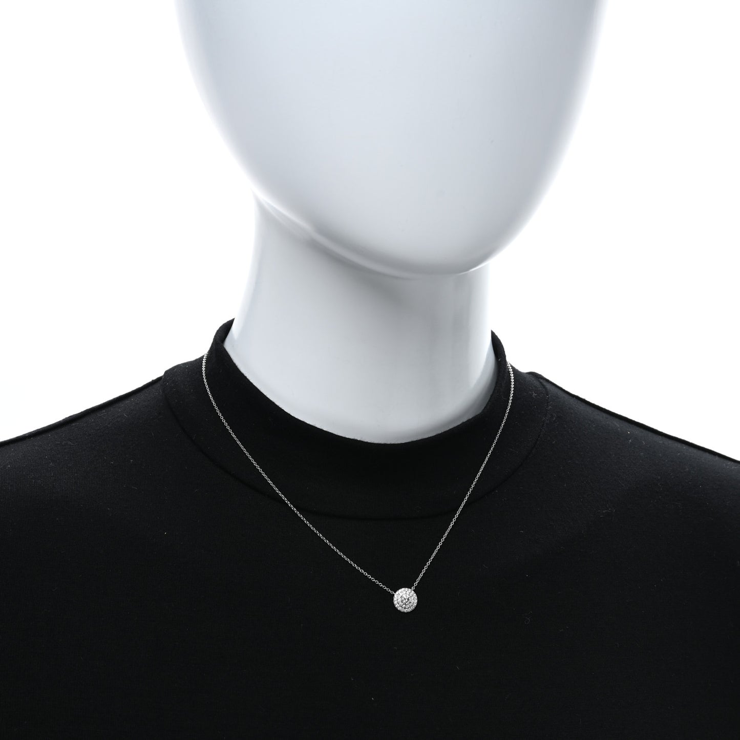 Platinum Diamond Soleste Pendant Necklace