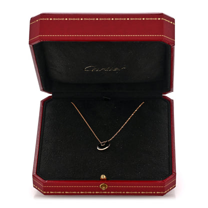 Cartier 18K Pink Gold Diamond Black Onyx XS Amulette de Cartier Pendant Necklace 5 of 5