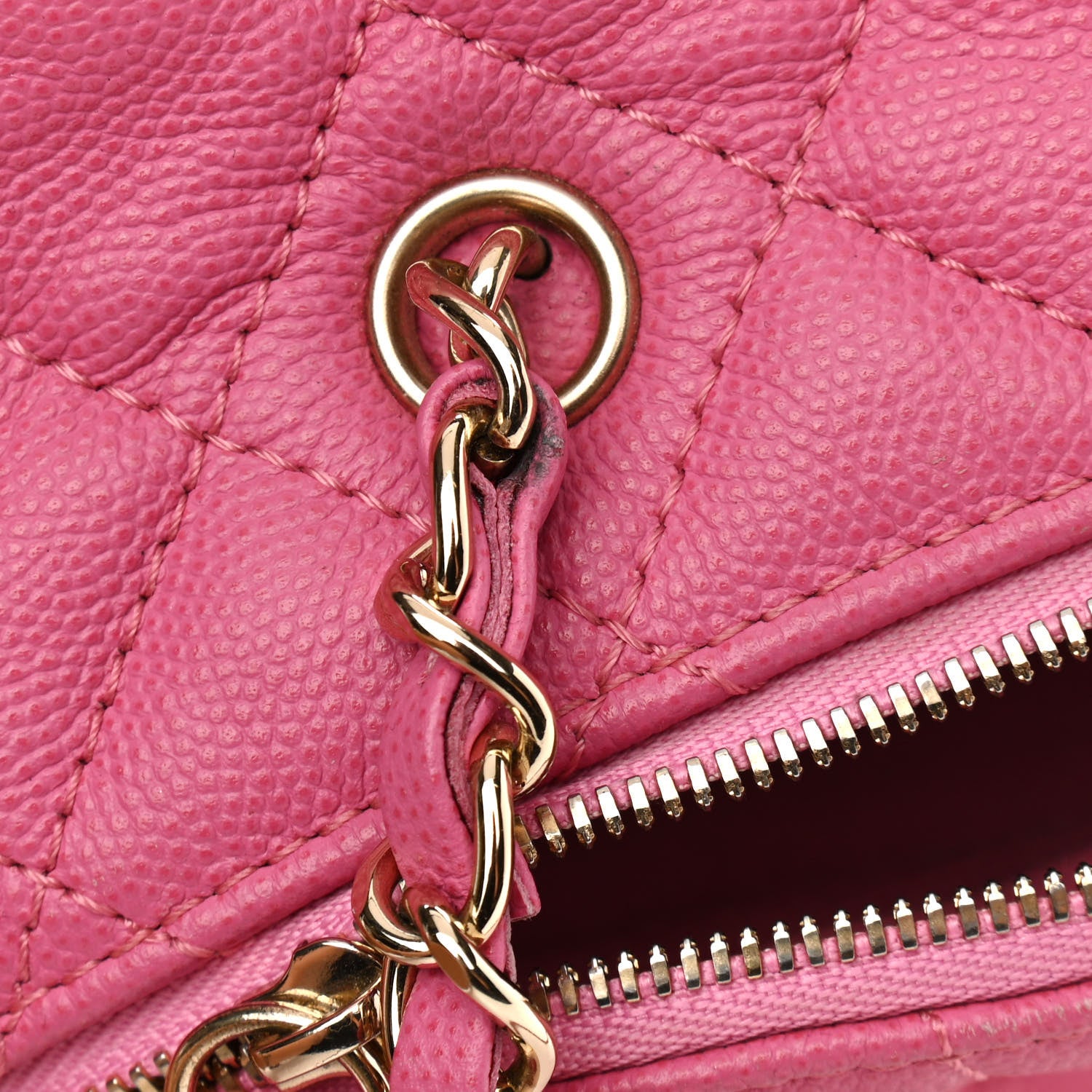 Chanel Caviar Quilted Large CC Day Backpack Pink 11 of 14