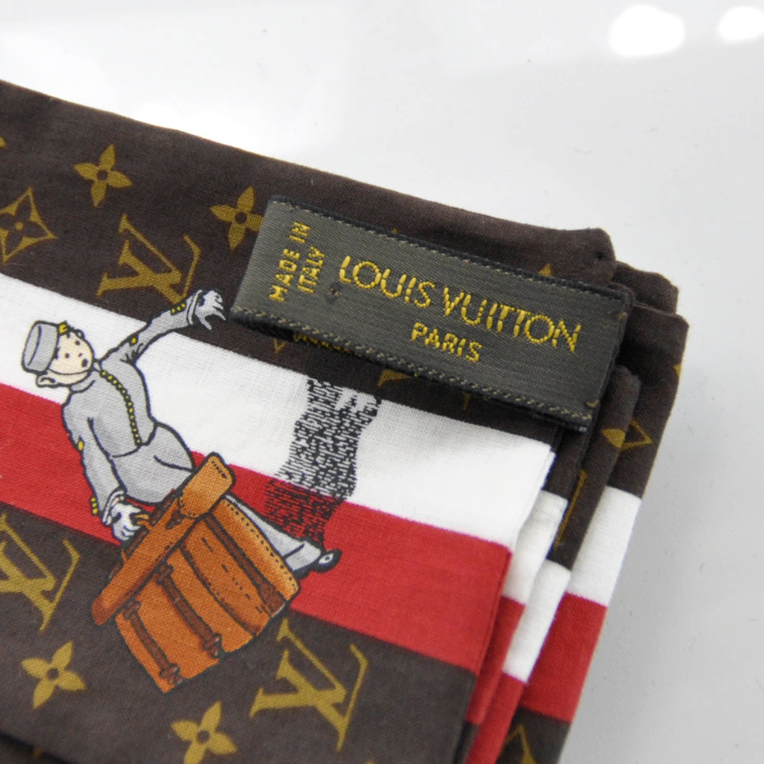 Louis Vuitton Cotton Monogram Groom Bandeau Scarf 4 of 4