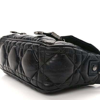 Christian Dior Calfskin Macrocannage Small Diorcamp Messenger Black 9 of 12