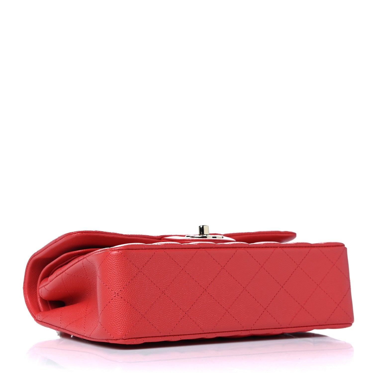 Chanel Caviar Quilted Small Double Flap Red 3 of 14